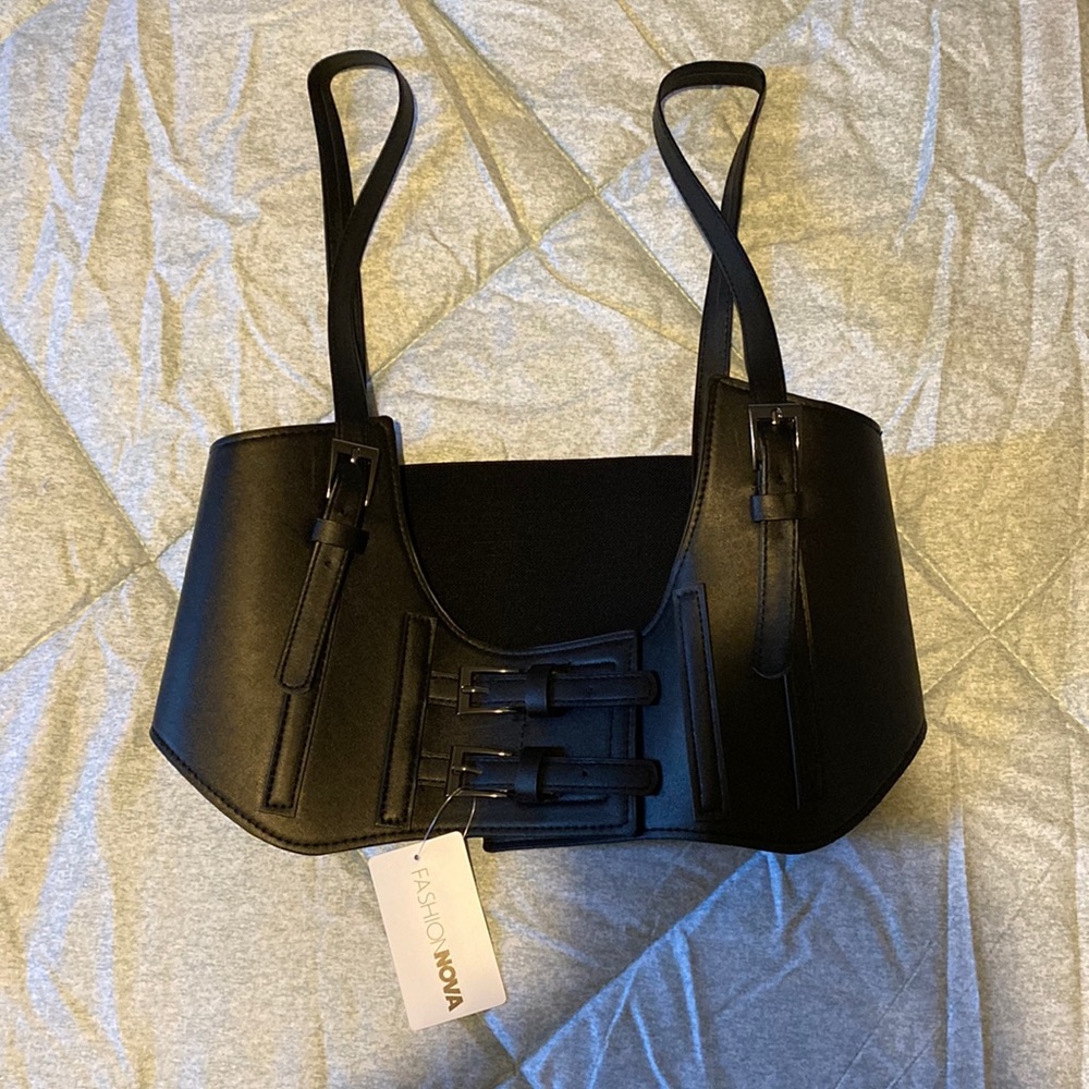 Spaghetti strap bustier/corset